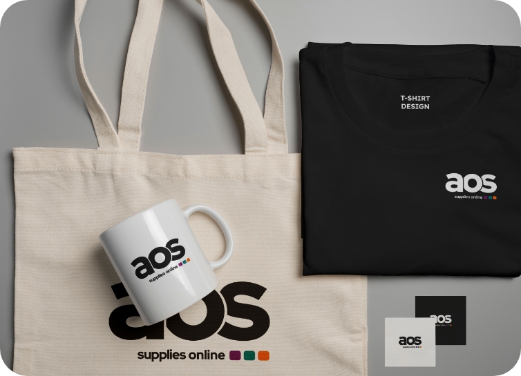 Range of branded merchandise