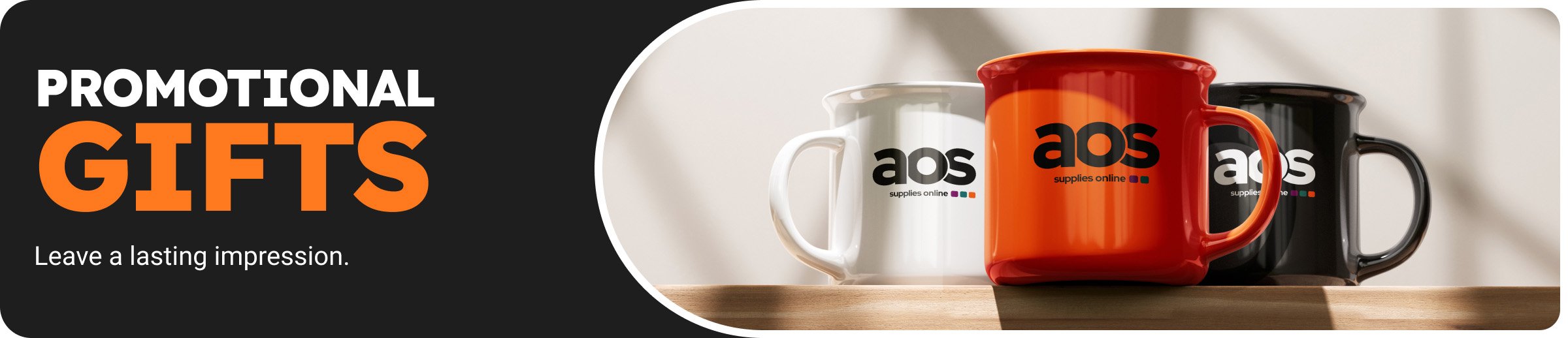 Promotional gifts banner