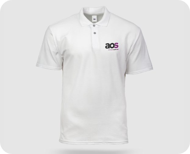 Branded workwear Branded polo shirt example