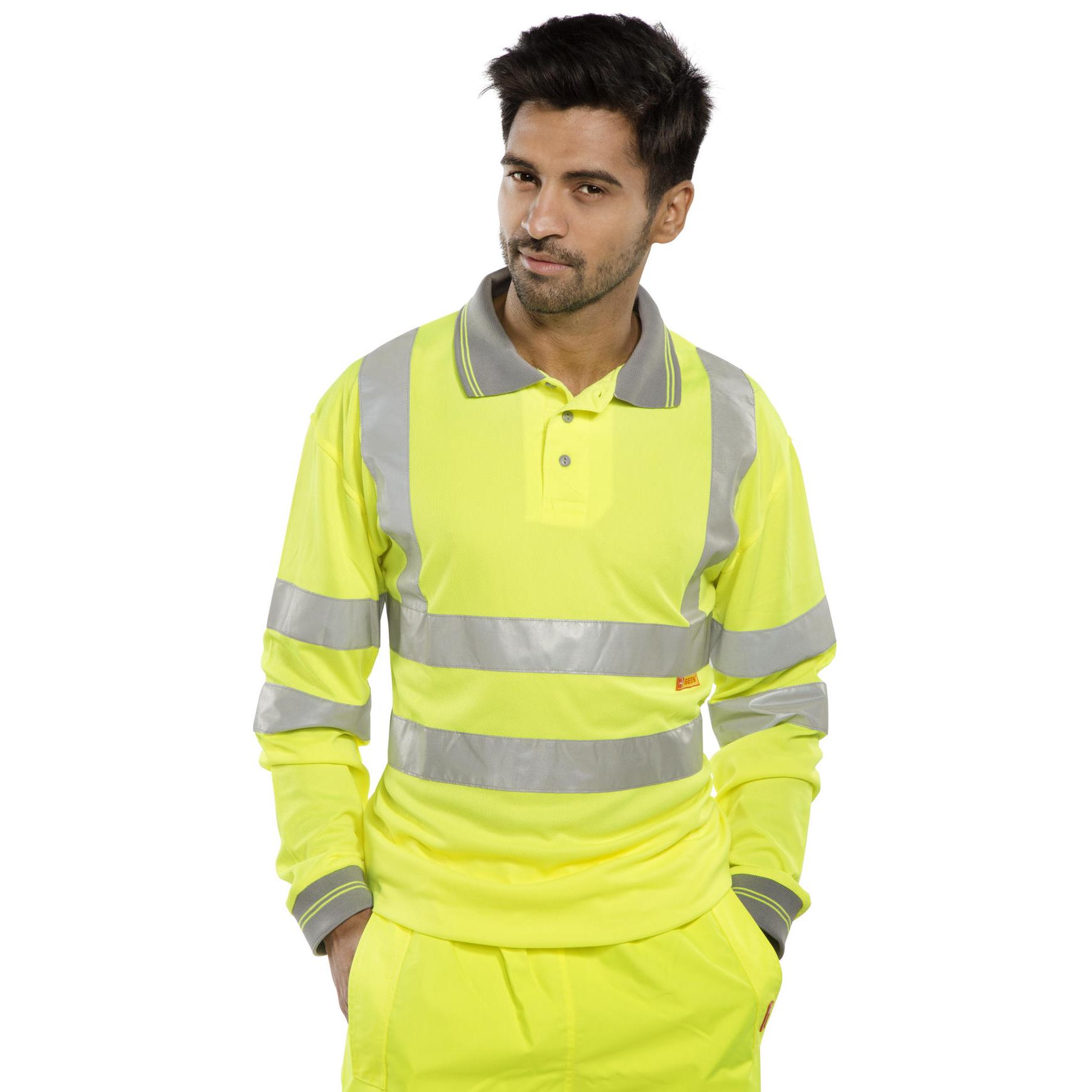BSEEN EN ISO 20471 LS POLO SY 5XL
