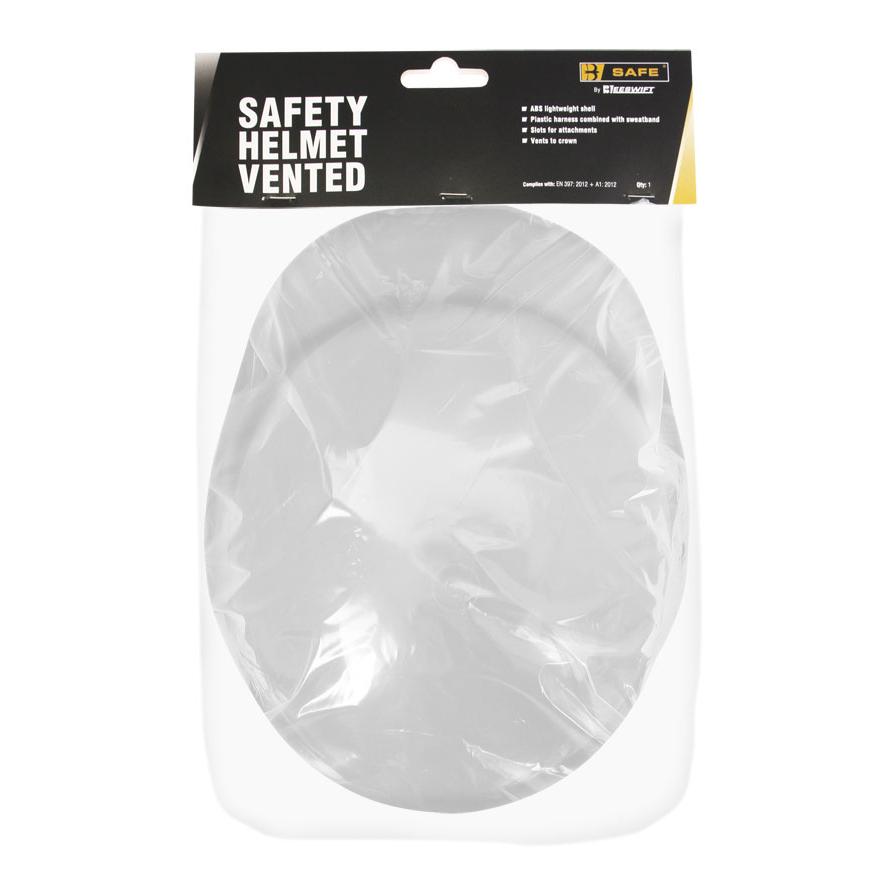 VENTED SAFETY HELMET WHITE