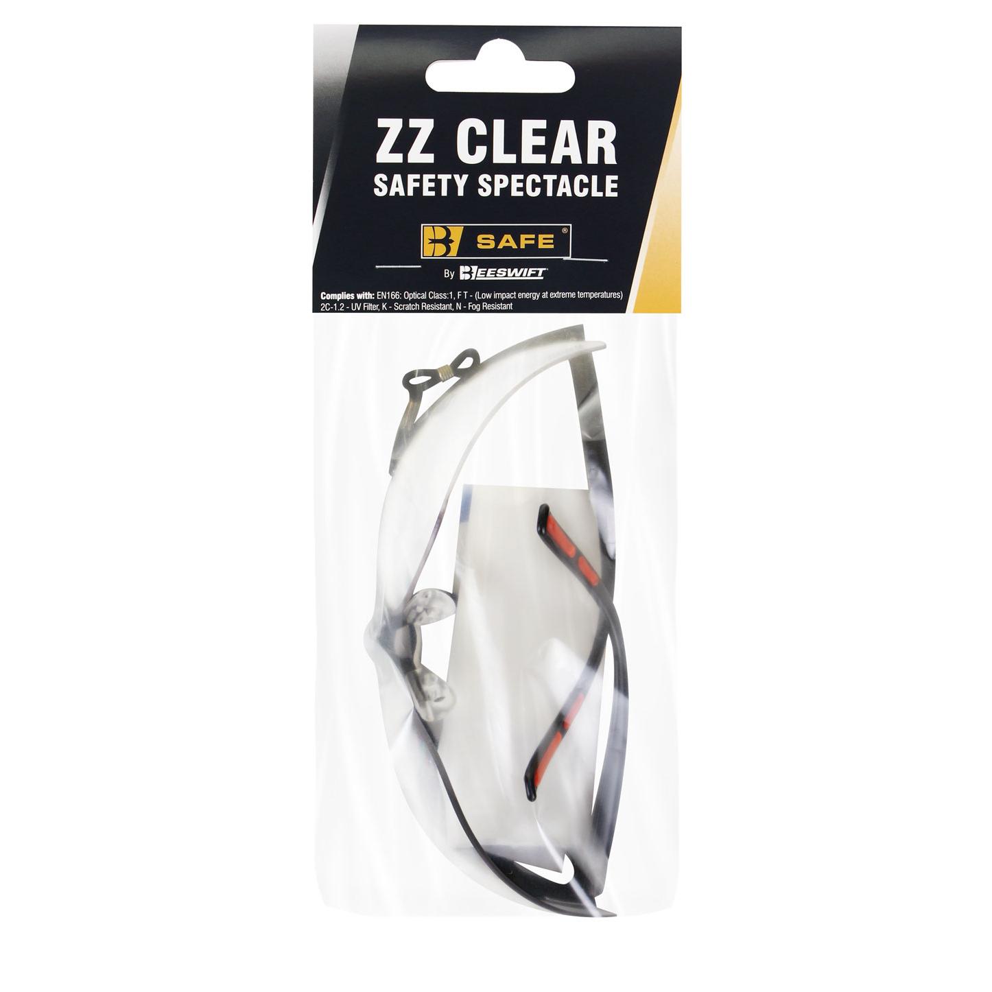 ZZ CLEAR SAFETY SPECTACLE