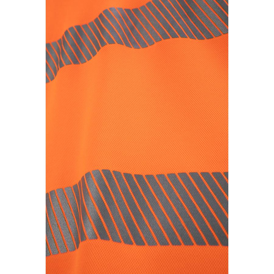 B-SEEN MENS L/S EXEC HI-VIS POLO SHIRT ORANGE 5XL B-SEEN MENS L/S EXEC HI-VIS POLO SHIRT ORANGE 5XL