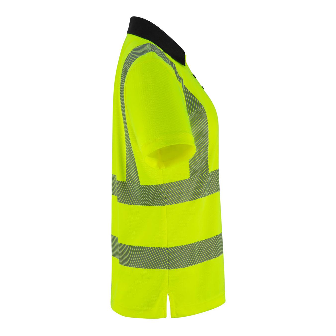 B-SEEN WOMENS S/S EXEC HI-VIS POLO SHIRT YELLOW 14 B-SEEN WOMENS S/S EXEC HI-VIS POLO SHIRT YELLOW 14