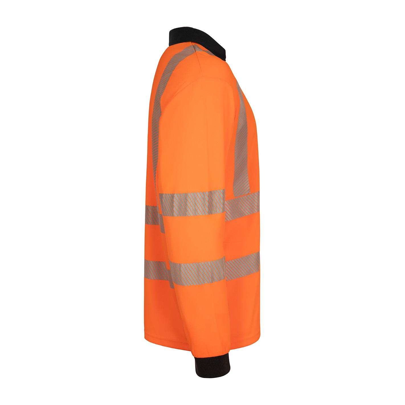 B-SEEN MENS L/S EXEC HI-VIS POLO SHIRT ORANGE 5XL B-SEEN MENS L/S EXEC HI-VIS POLO SHIRT ORANGE 5XL