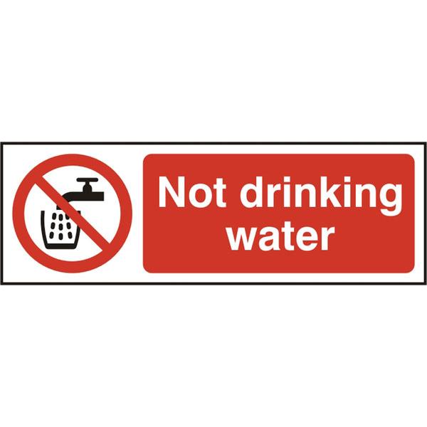 NOT DRINKING WATER SAV 75MM X 150MM