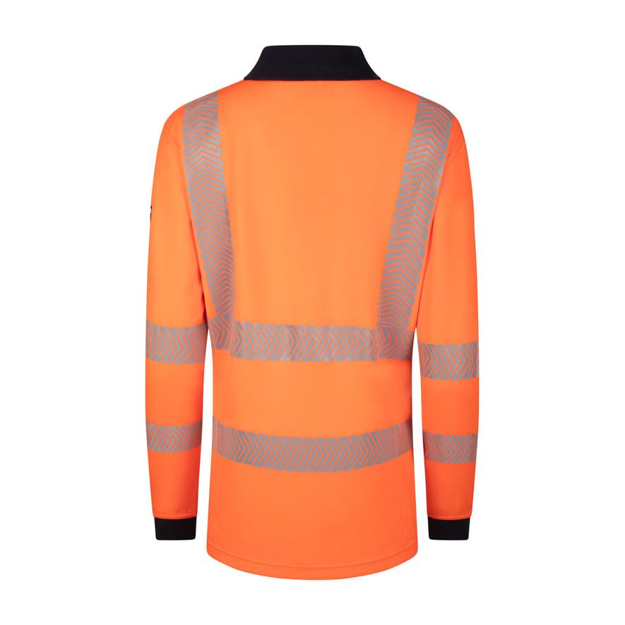 CLICK ARC FLASH WOMENS POLO SHIRT HIVIS ORANGE 20 CLICK ARC FLASH WOMENS POLO SHIRT HIVIS ORANGE 20