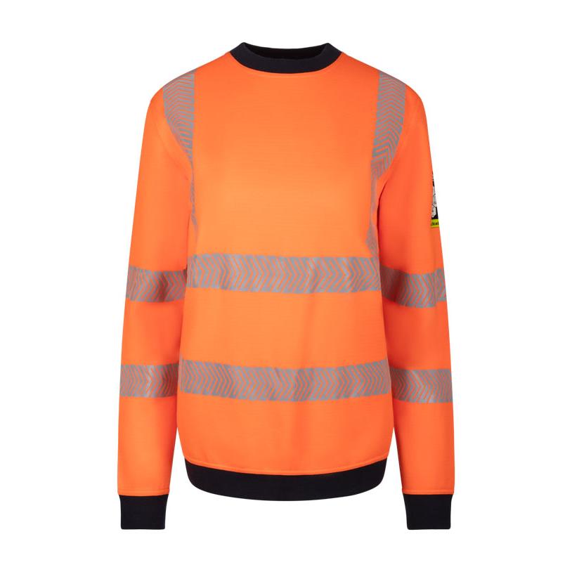 CLICK ARC FLASH WOMENS SWEATSHIRT HIVIS ORANGE 20 CLICK ARC FLASH WOMENS SWEATSHIRT HIVIS ORANGE 20