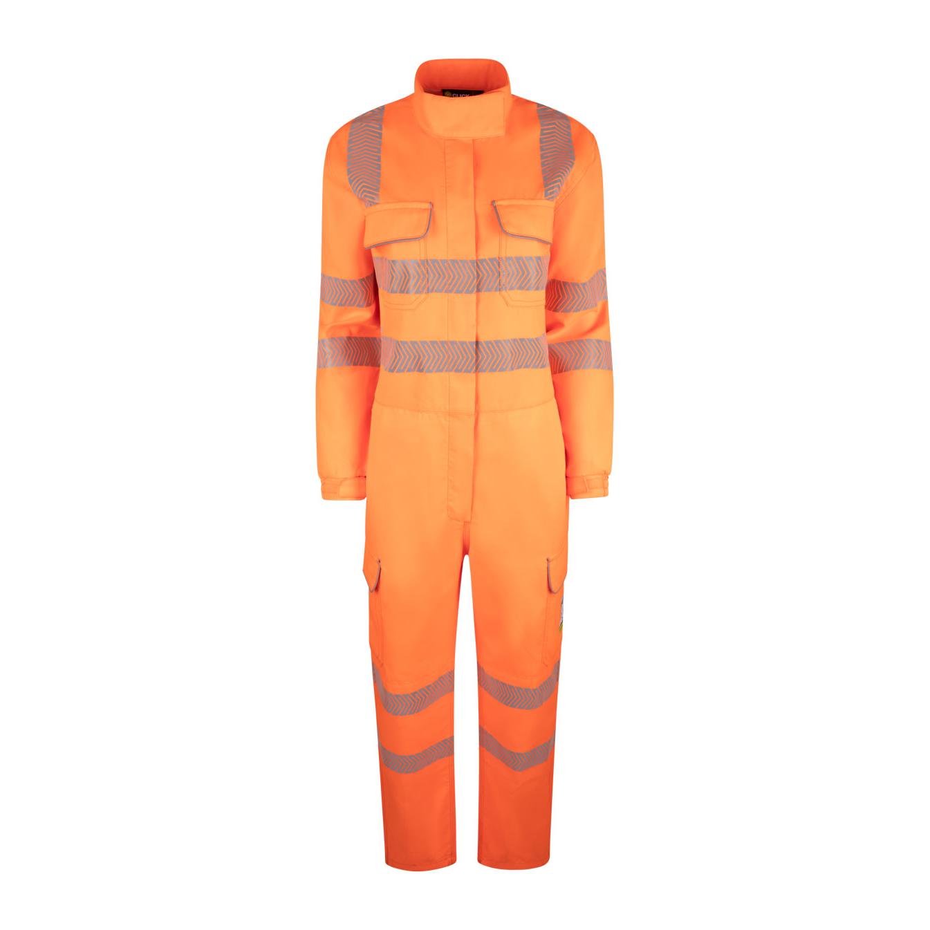 CLICK ARC FLASH WOMEN COVERALL HI VIS ORANGE 20 REGULAR