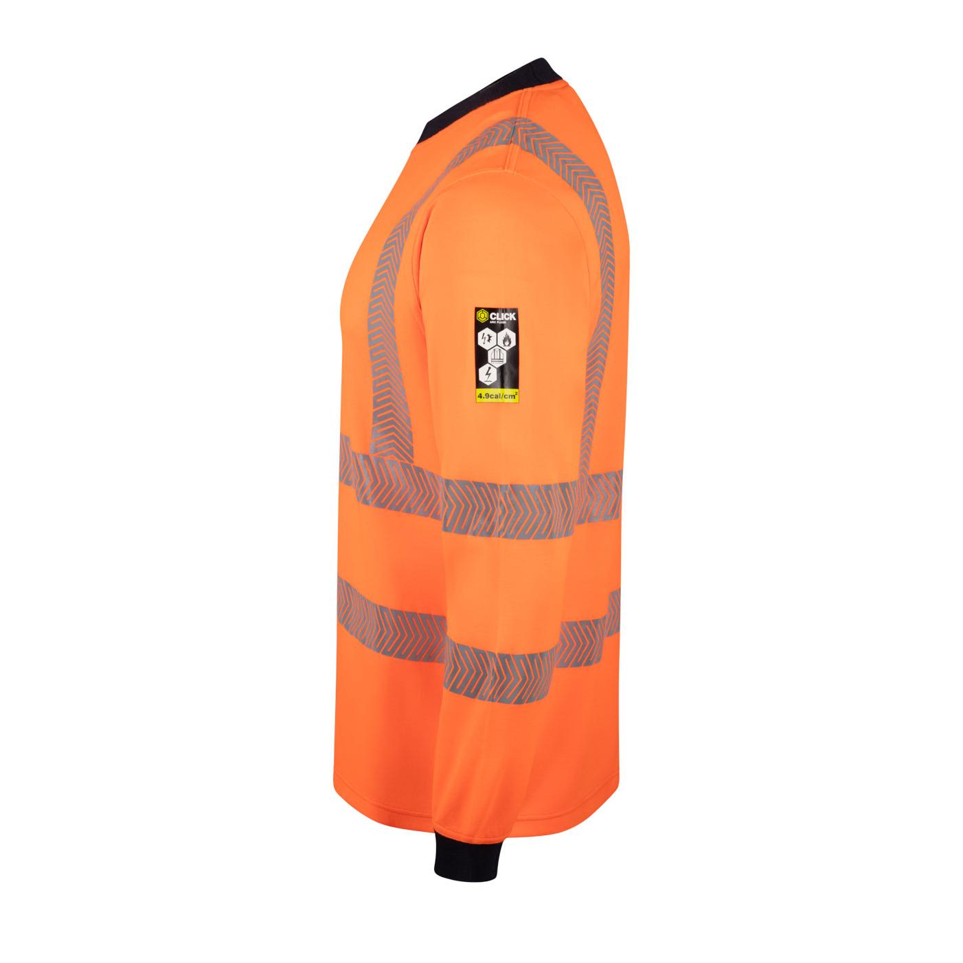 CLICK ARC FLASH MEN T-SHIRT HI VIS ORANGE 2XL CLICK ARC FLASH MEN T-SHIRT HI VIS ORANGE 2XL