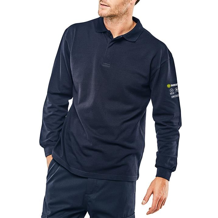Beeswift Arc Compliant Polo Shirt (Navy Blue)