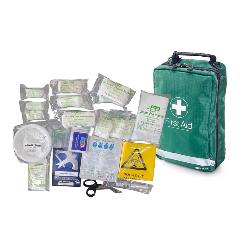 HSA 1 PERSON KIT C/W EYEWASH AND BURN DRESSINGS