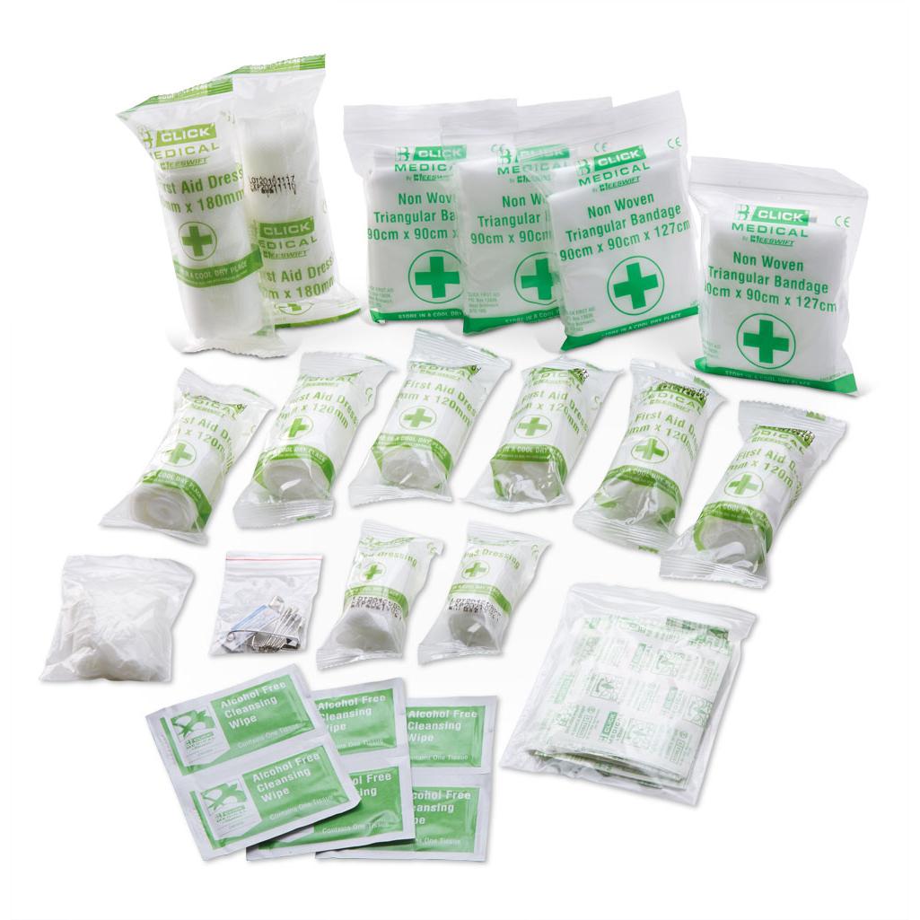 CLICK MEDICAL HSE 1-10 KIT IN MEDIUM FEVA BAG
