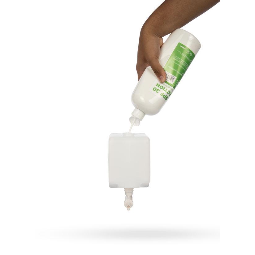 SUN LOTION SPF30 REFILL CARTRIDGE & DISPENSER SUN LOTION SPF30 REFILL CARTRIDGE & DISPENSER