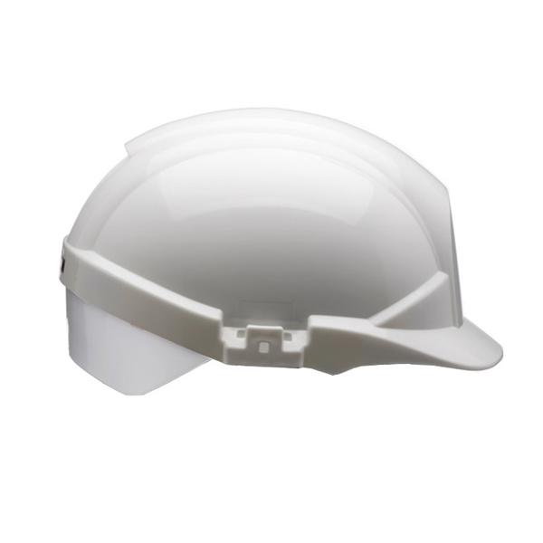 REFLEX WHITE SLIP RATCHET HELMET WITH SILVER FLASH REFLEX WHITE SLIP RATCHET HELMET WITH SILVER FLASH