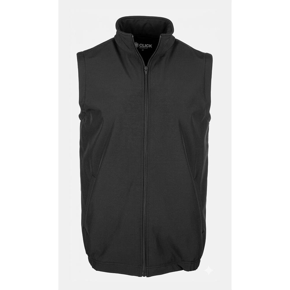 BEESWIFT CLICK WORKWEAR UNISEX SOFTSHELL GILET (Black)