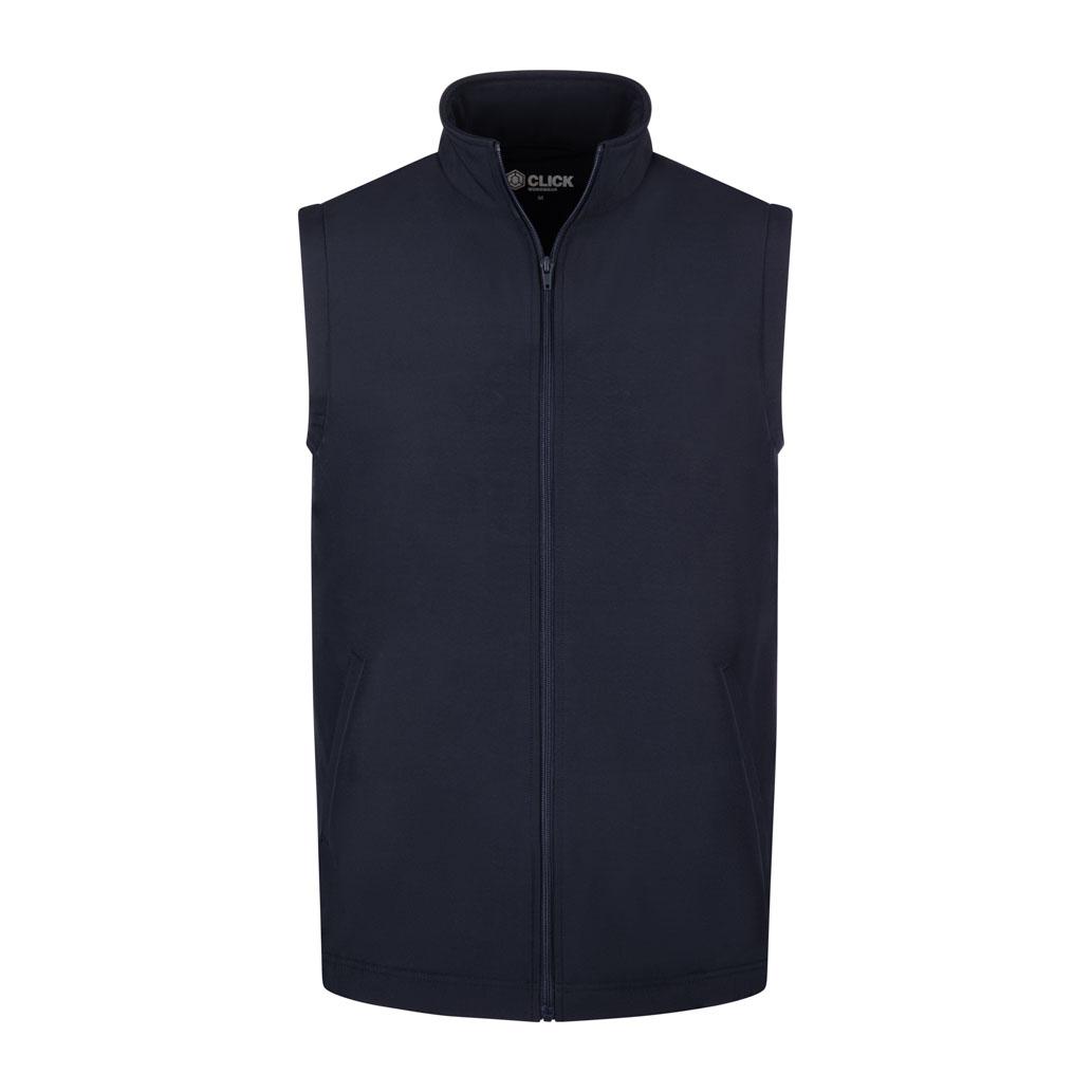 CLICK WORKWEAR UNISEX NAVY SOFTSHELL GILET