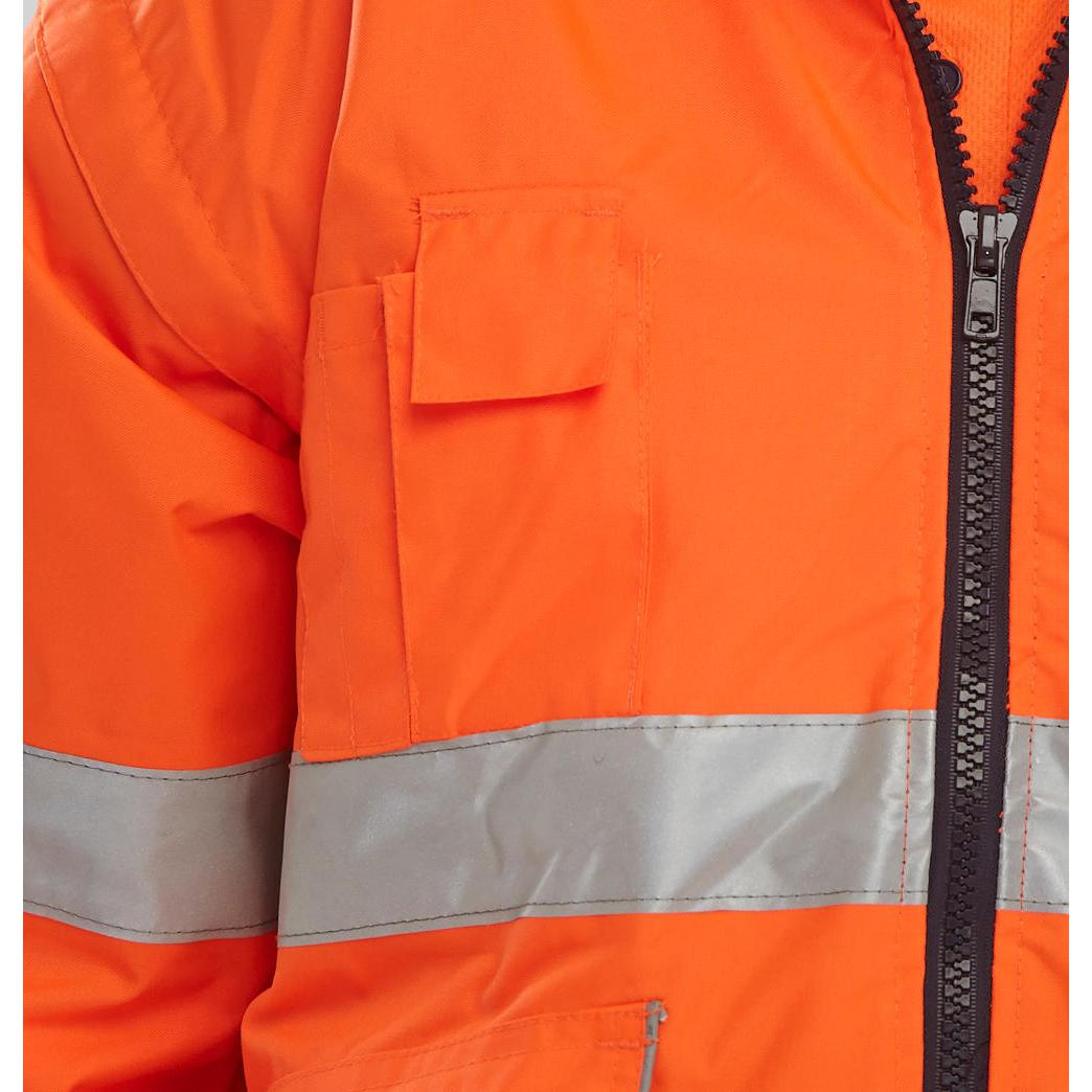 EUROPA BOMBER JKT OR/NAV 5XL EUROPA BOMBER JKT OR/NAV 5XL