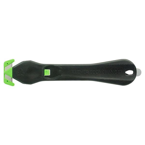 Klever Eco Xchange 20 Safety Cutter Black/Green Box 10