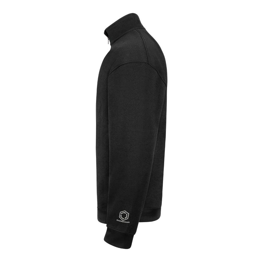 ENVIROWEAR RECYCLABLE QUARTER ZIP BLK 4XL