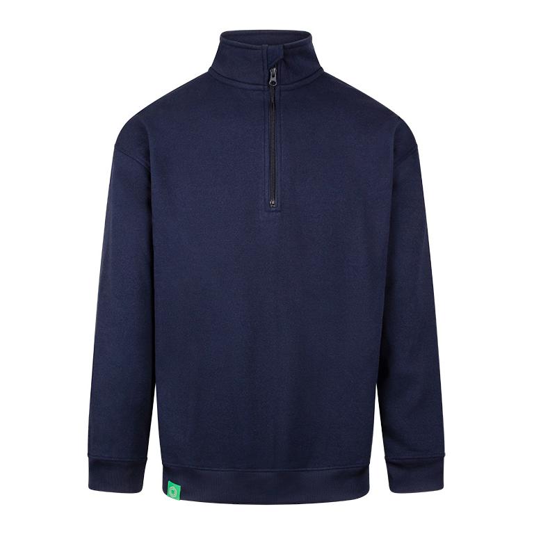ENVIROWEAR RECYCLABLE QUARTER ZIP NVY M