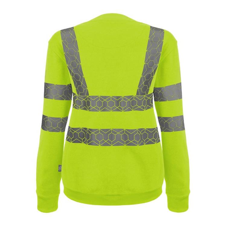 ENVIROWEAR RECYCLABLE WOMENS HI VIS SWEATSHIRT SY 18 (3XL) ENVIROWEAR RECYCLABLE WOMENS HI VIS SWEATSHIRT SY 18 (3XL)