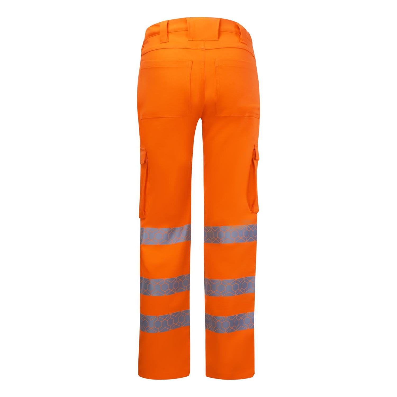 ENVIROWEAR RECYCLABLE WOMENS HI VIS TROUSERS OR 10 ENVIROWEAR RECYCLABLE WOMENS HI VIS TROUSERS OR 10