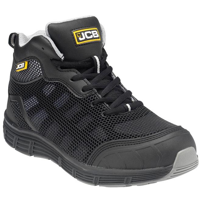 JCB HYDRADIG BLACK MID CUT SIZE 08 JCB HYDRADIG BLACK MID CUT SIZE 08
