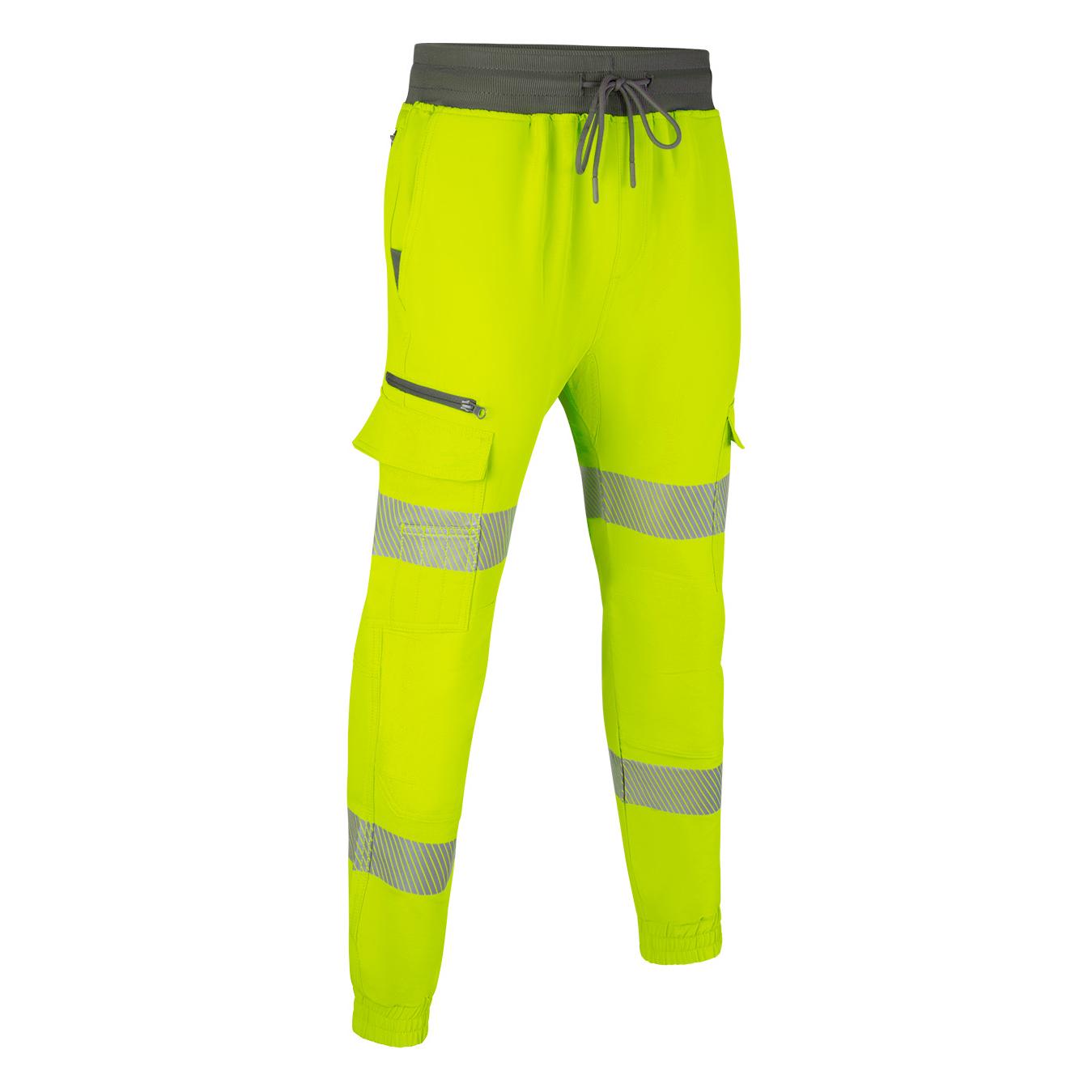 MENS HI-VIS WORK JOGGERS (Saturn Yellow)