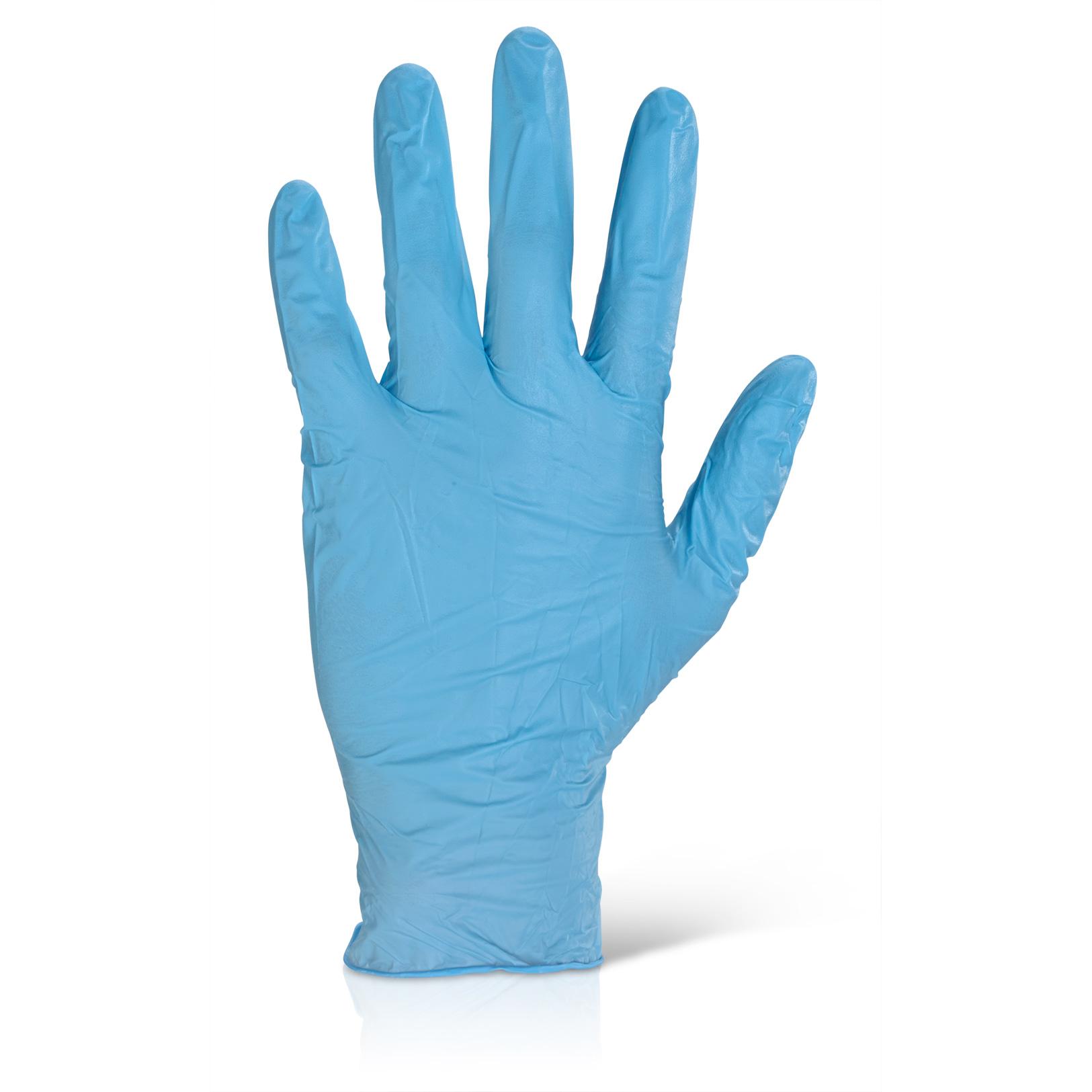 NITRILE DISPOSABLE GLOVE PACK 5 PAIRS LGE