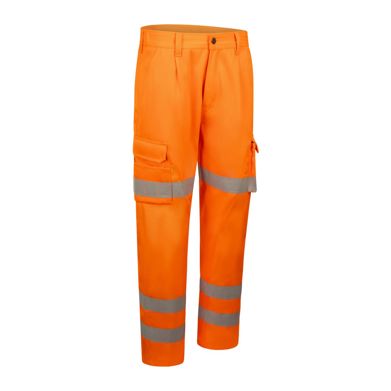 CLICK WORKWEAR MENS NYLON REINFORCED TROUSER (Orange)