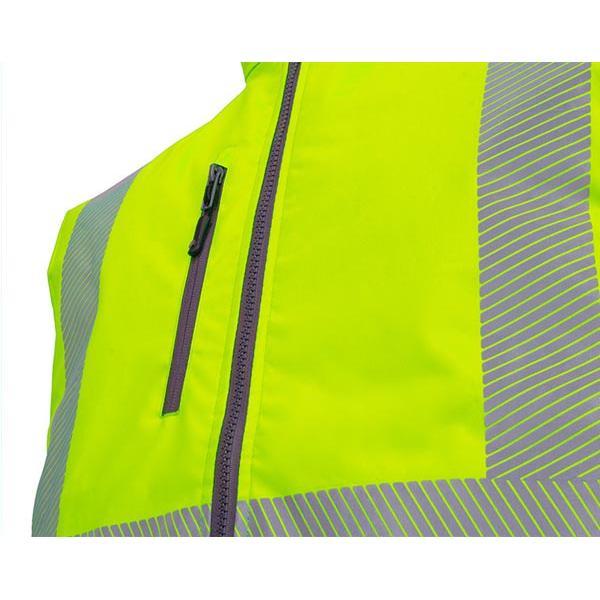 MENS BODYWARMER FLUORESCENT YELLOW S