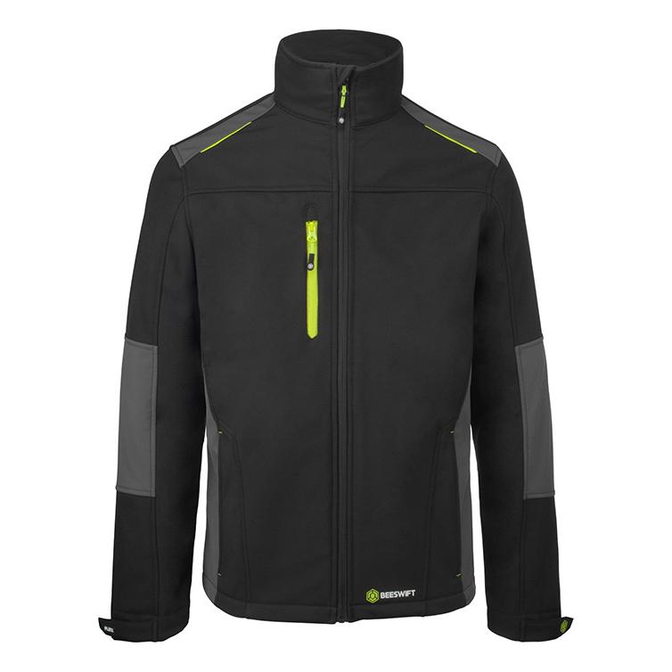 FLEX SOFTSHELL JACKET TWO-TONE BL GY L