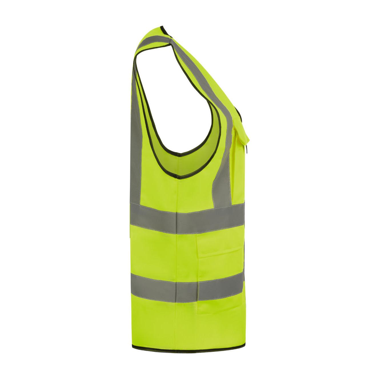 BEESWIFT WOMENS HI-VIS EXEC WAISTCOAT YELLOW S (08)