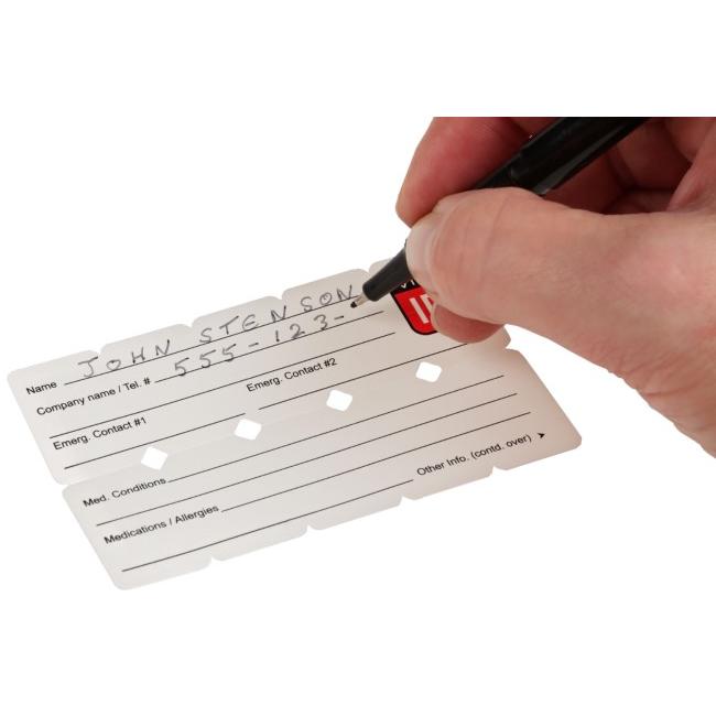 EMERGENCY ID UNIVERSAL FIT TAG WSID-05 EMERGENCY ID UNIVERSAL FIT TAG WSID-05