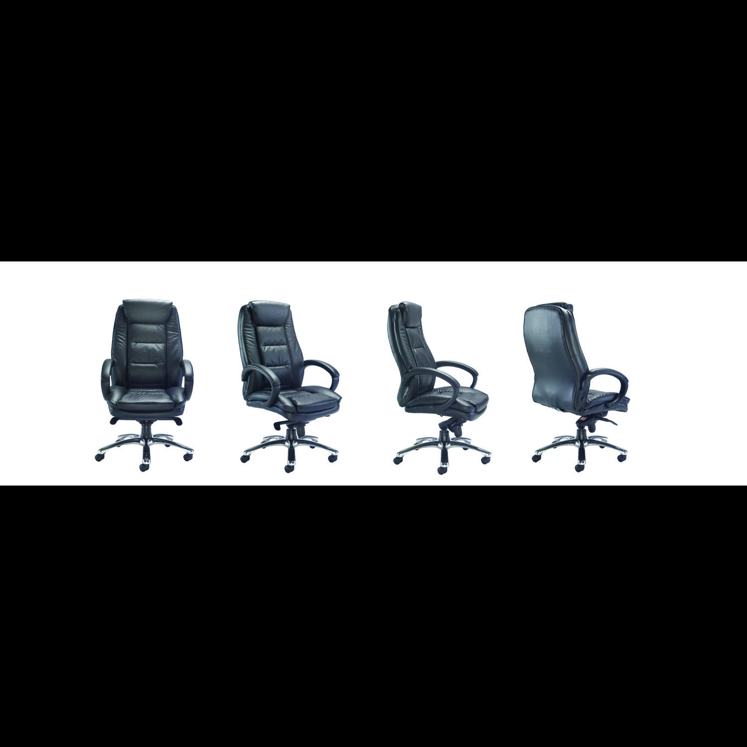 Montana Executive Leather Chair Black