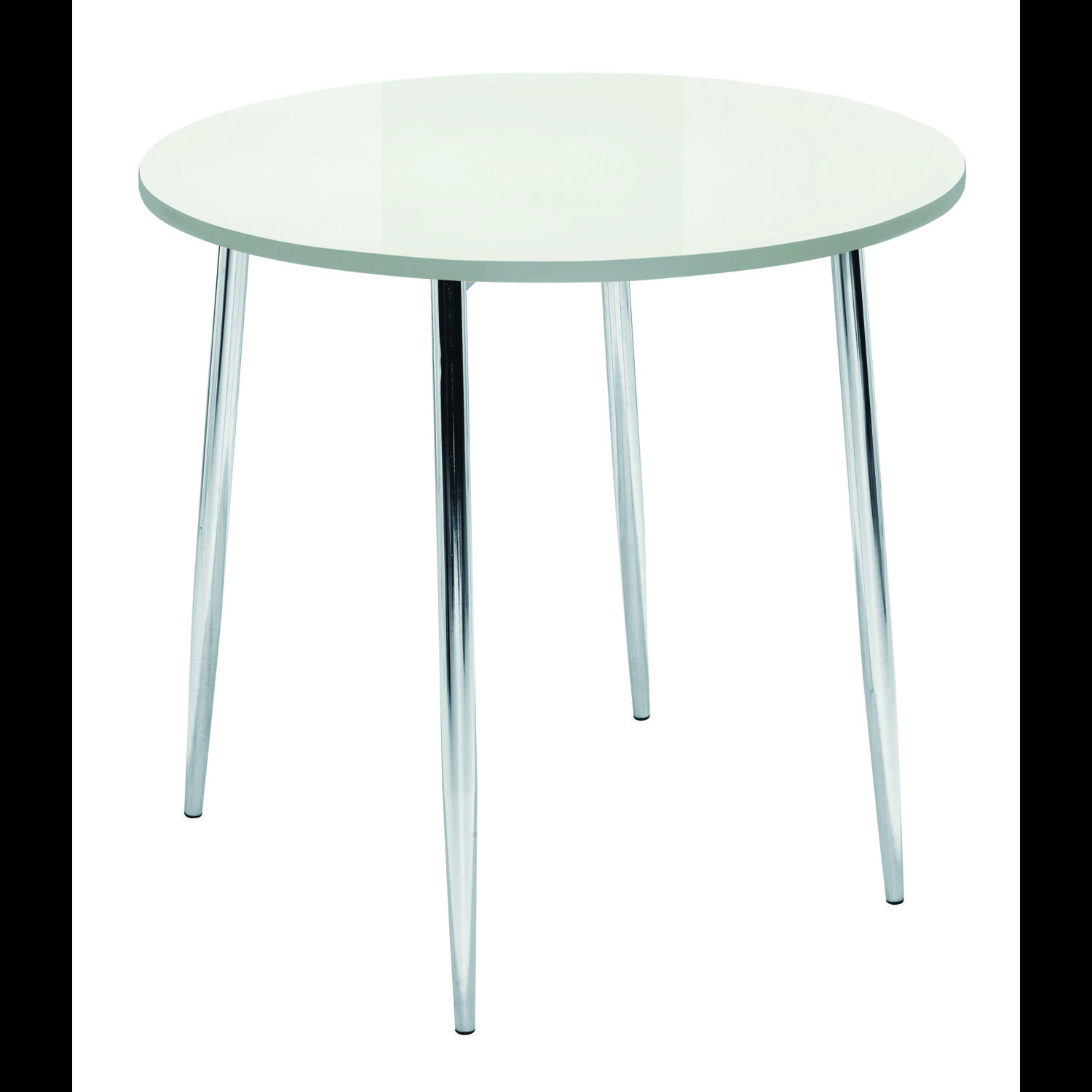 Ellipse 4 Leg Table 800mm White