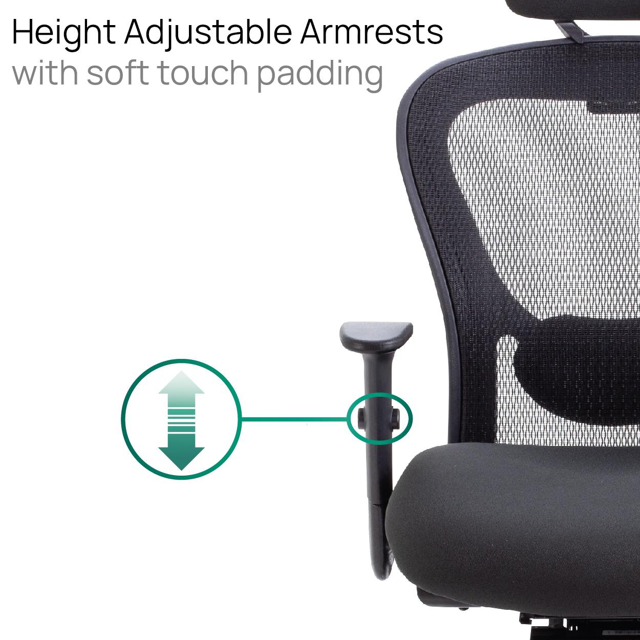 Strata High-Back Task Chair with Seat Slide Black