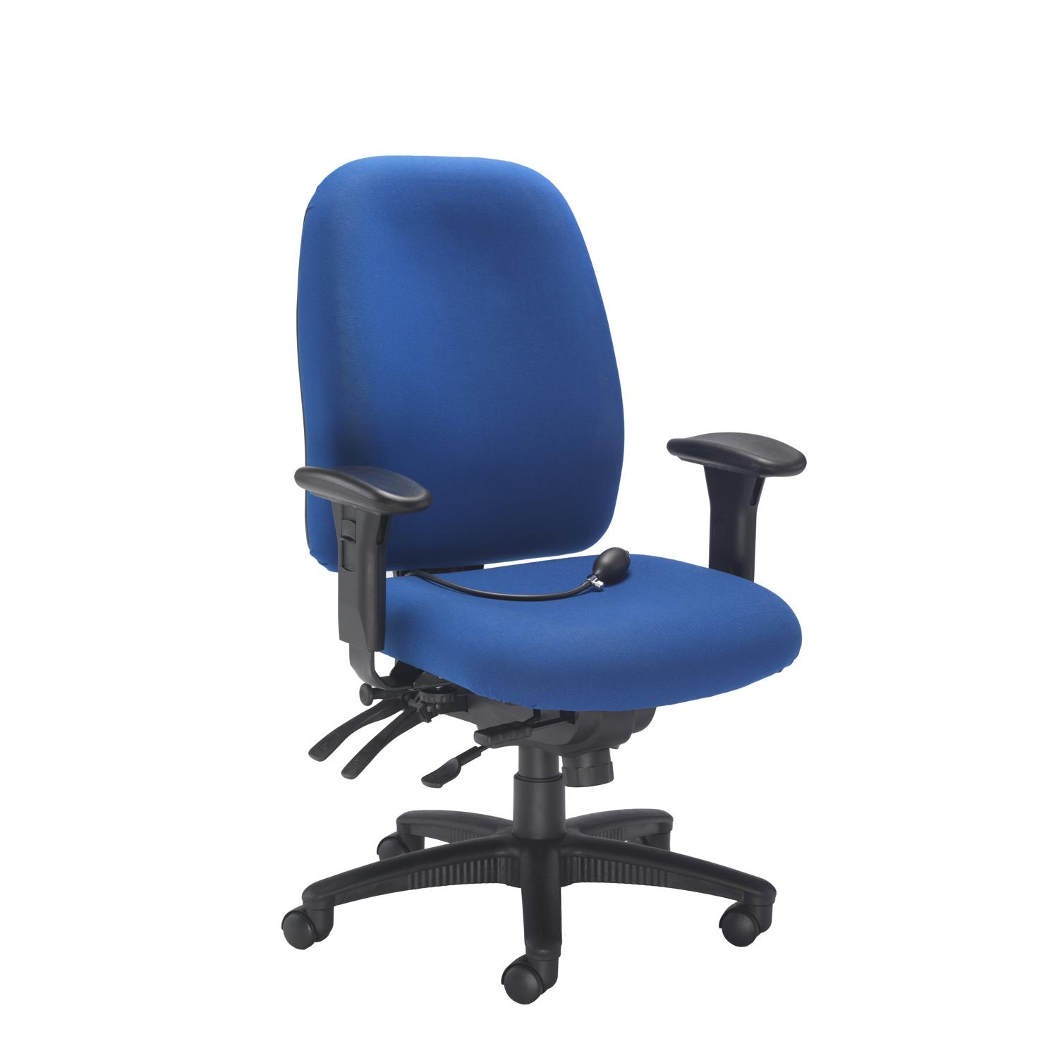 Posture Vista High Back Chair Royal Blue