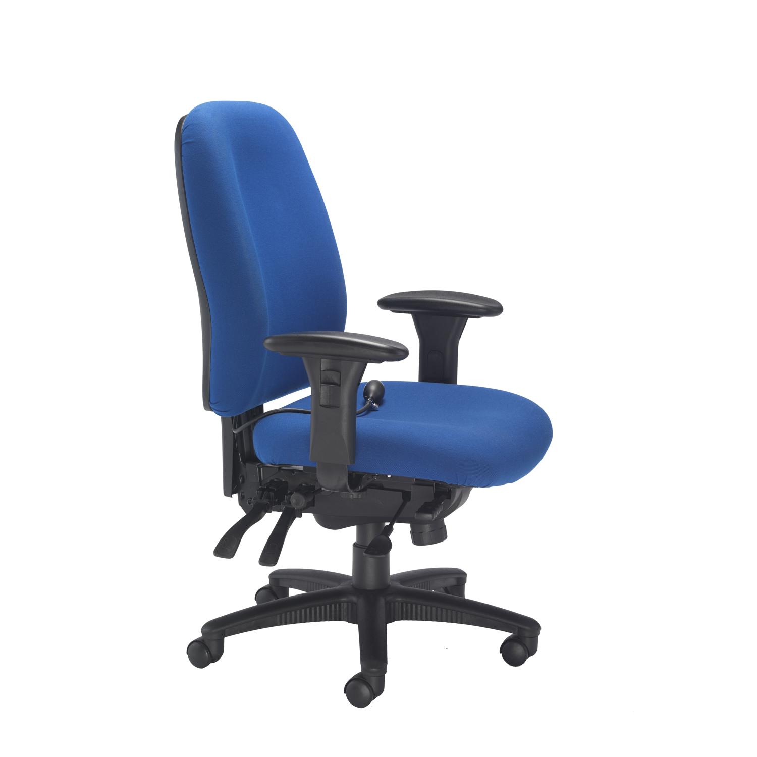 Posture Vista High Back Chair Royal Blue