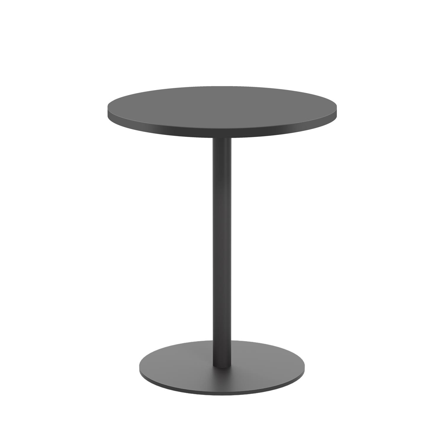 Contract Table Mid  600mm Black/Black