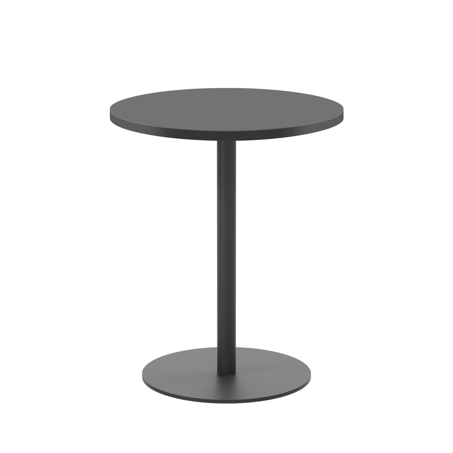 Contract Table Mid  600mm Black/Black