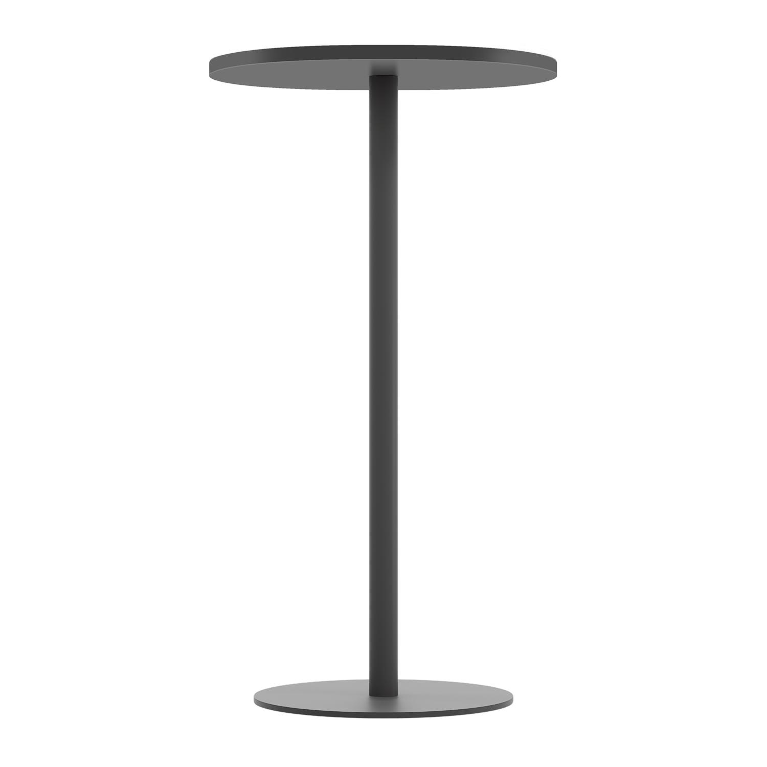 Contract Table High  600mm Black/Black