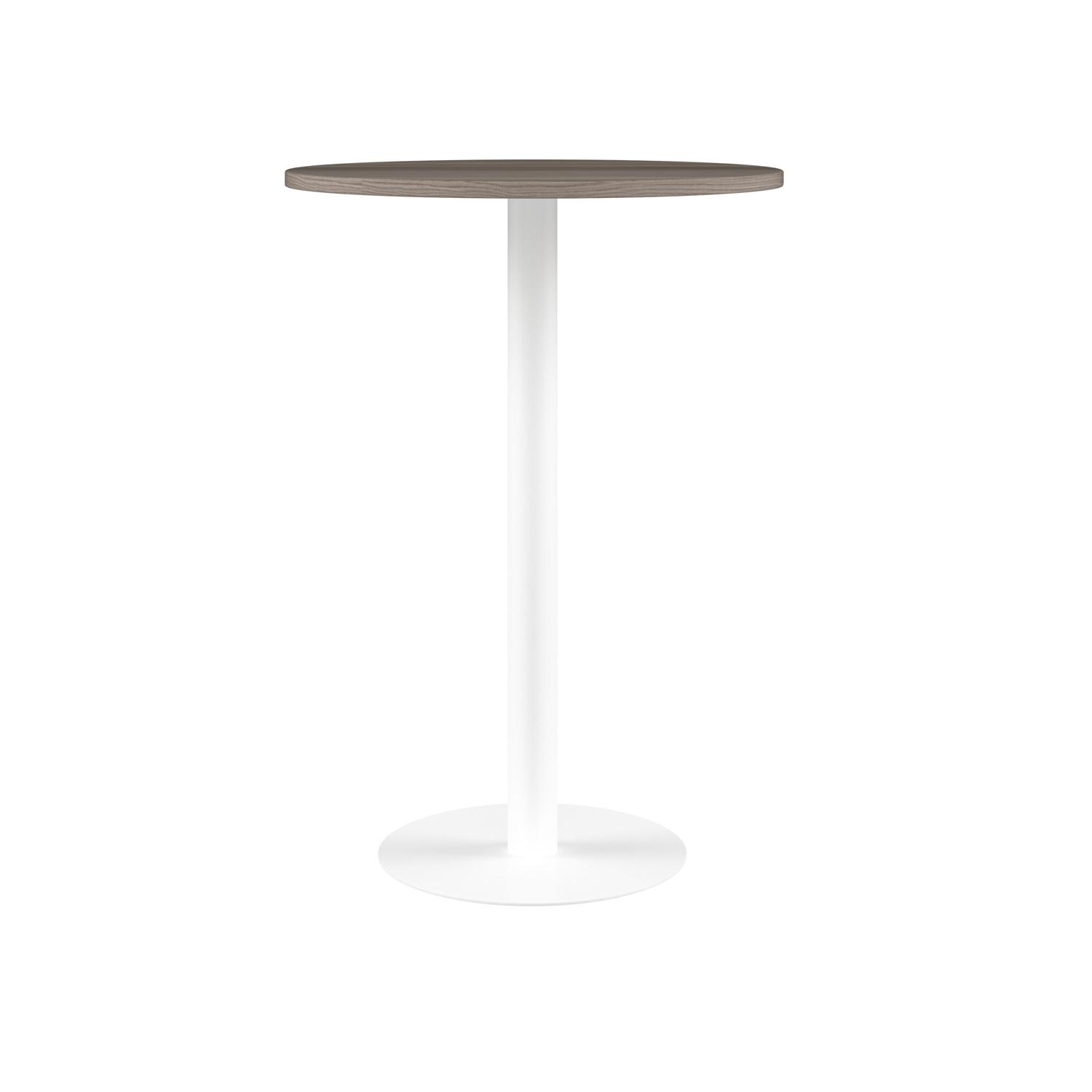 Contract Table High  600mm Grey Oak/White