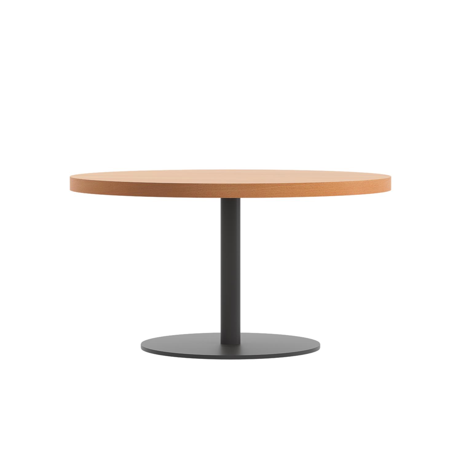 Contract Table Low 800mm Beech/Black Contract Table Low 800mm Beech/Black