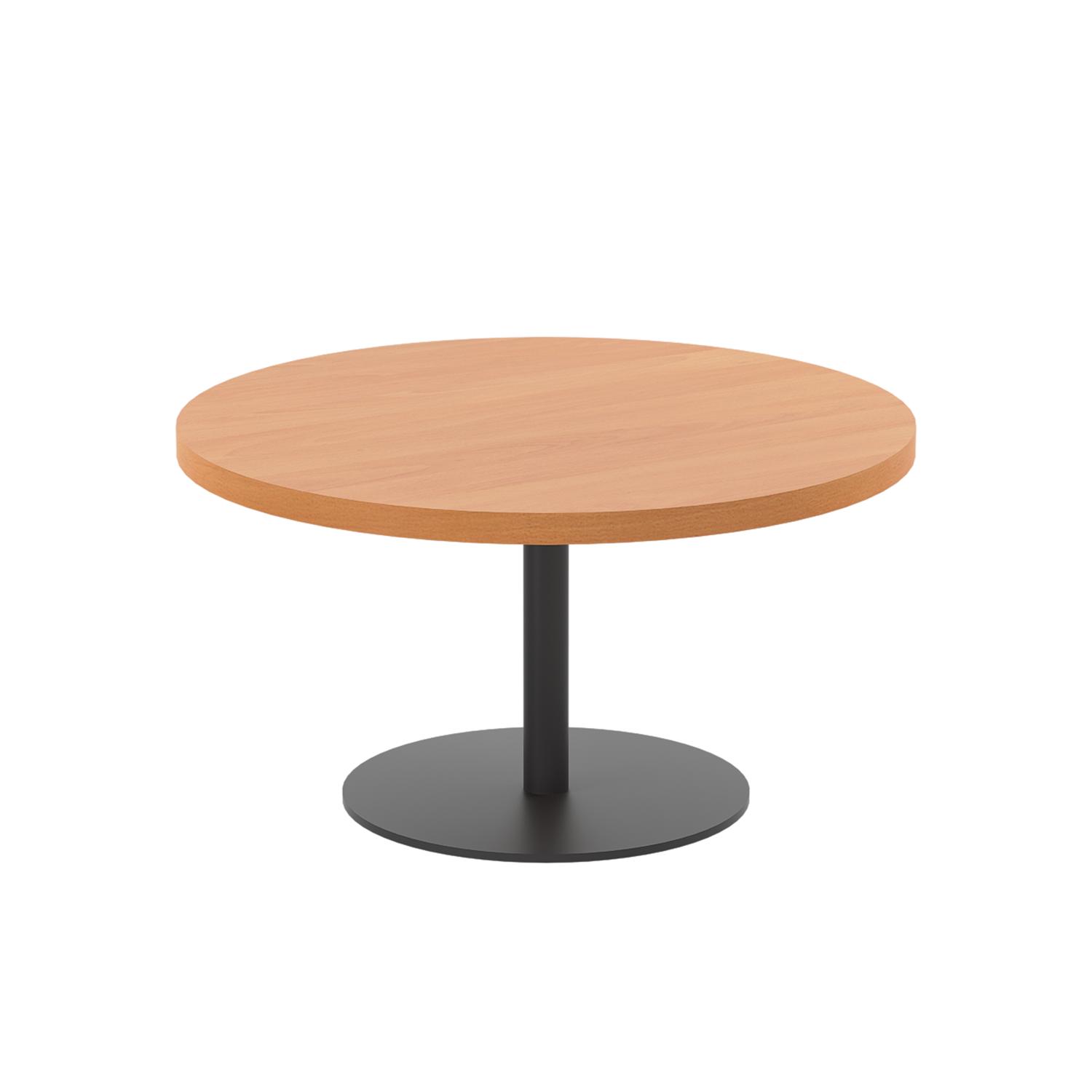 Contract Table Low 800mm Beech/Black Contract Table Low 800mm Beech/Black