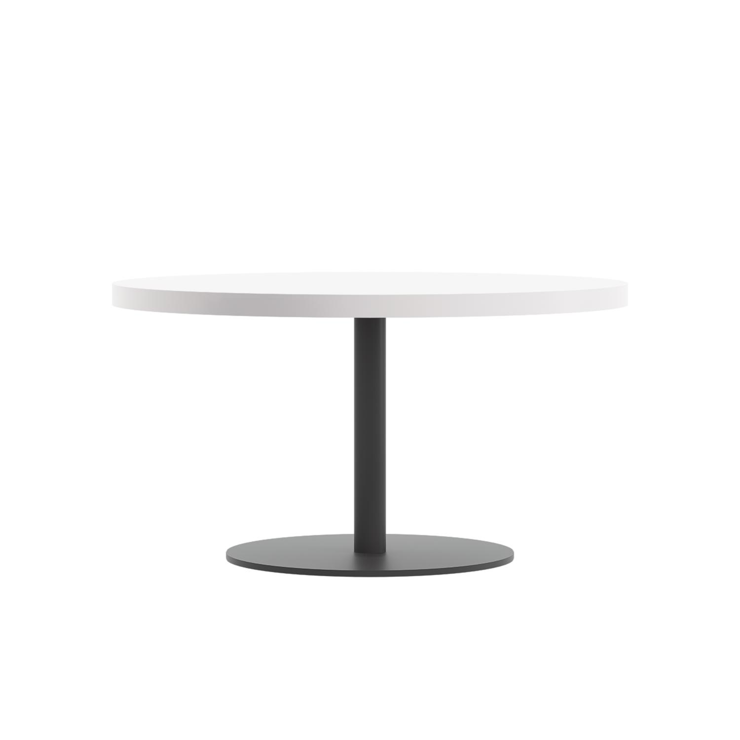 Contract Table Low  800mm White/Black