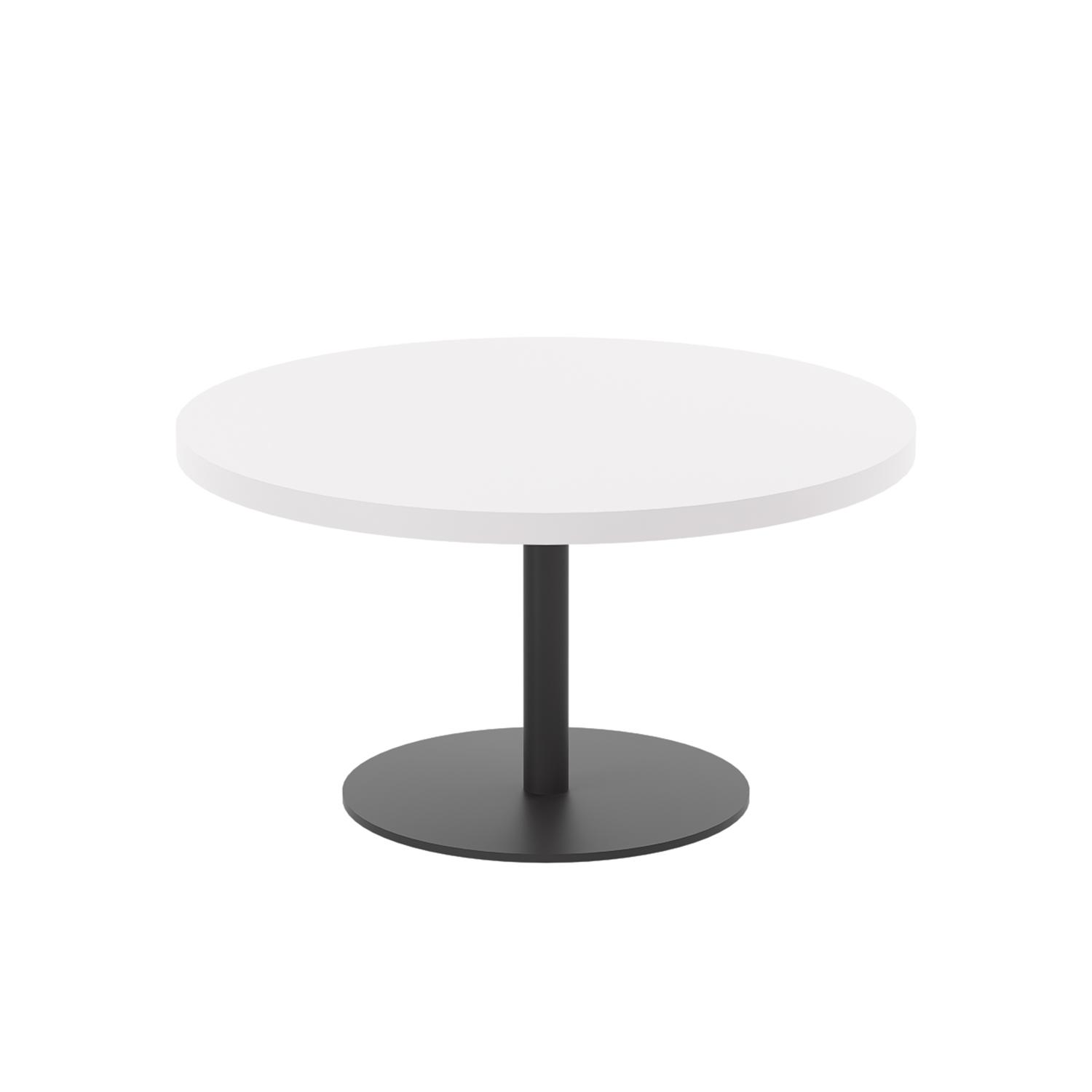 Contract Table Low  800mm White/Black