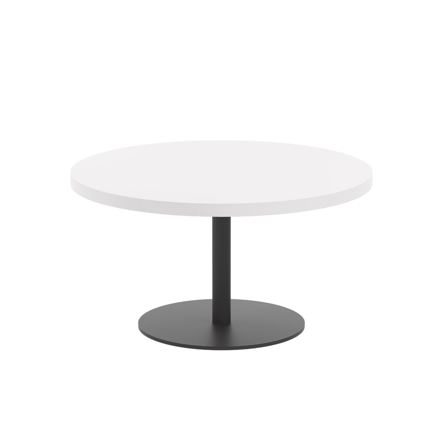 Contract Table Low  800mm White/Black
