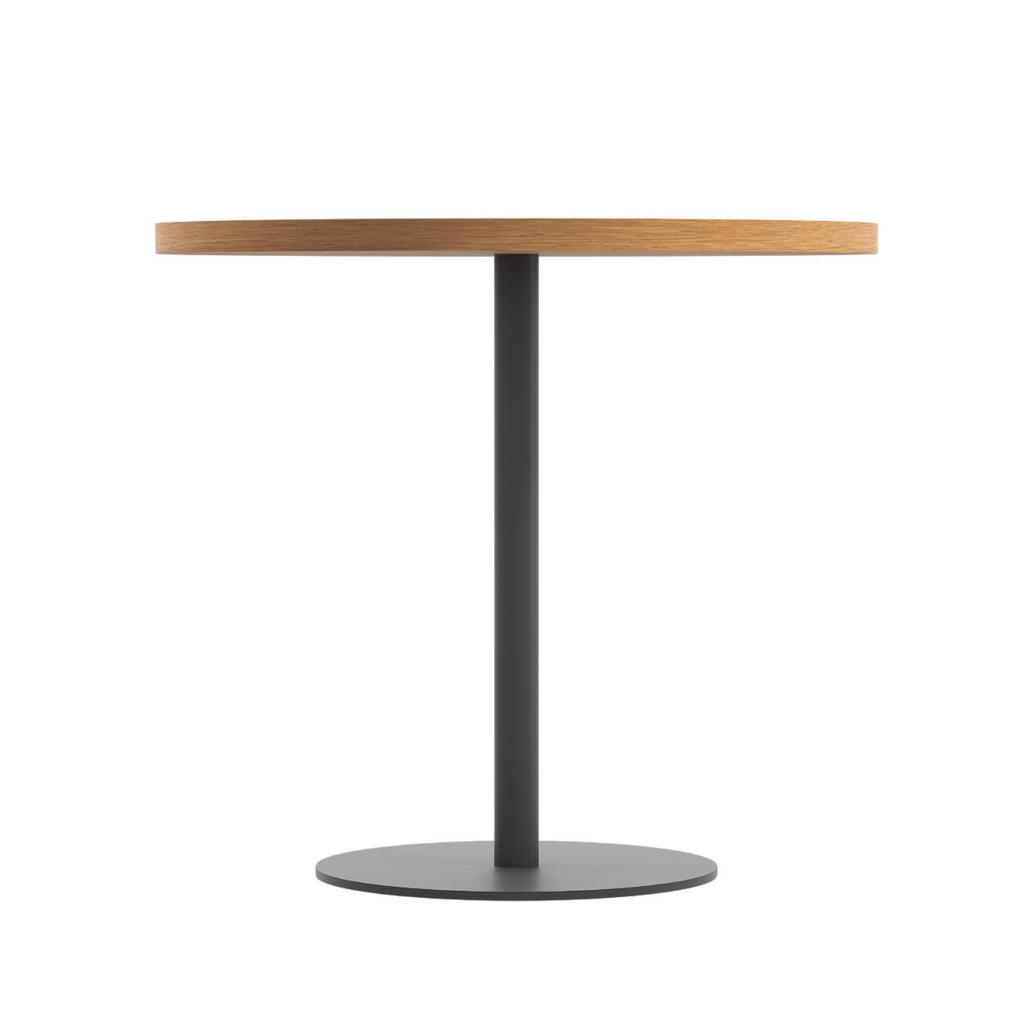Contract Table Mid  800mm Nova Oak/Black